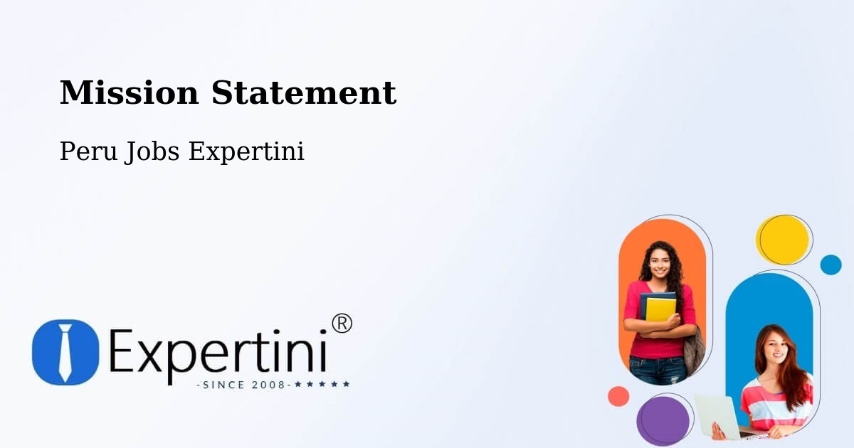 Corporate Mission – Cajamarca - Peru Jobs Expertini
